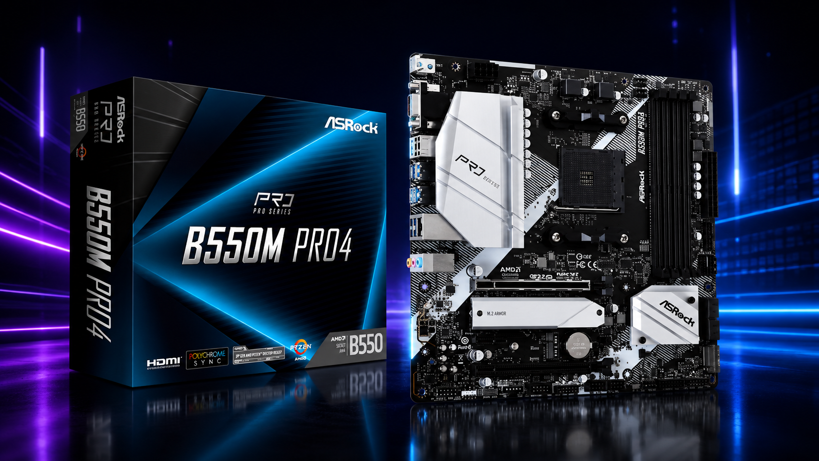 ASRock B550M PRO4 AC