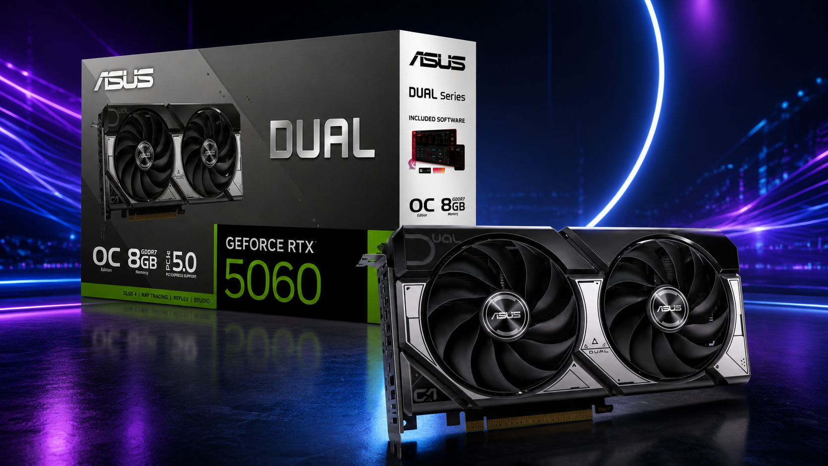 ASUS Dual RTX 5060 OC 8 GB GDDR7