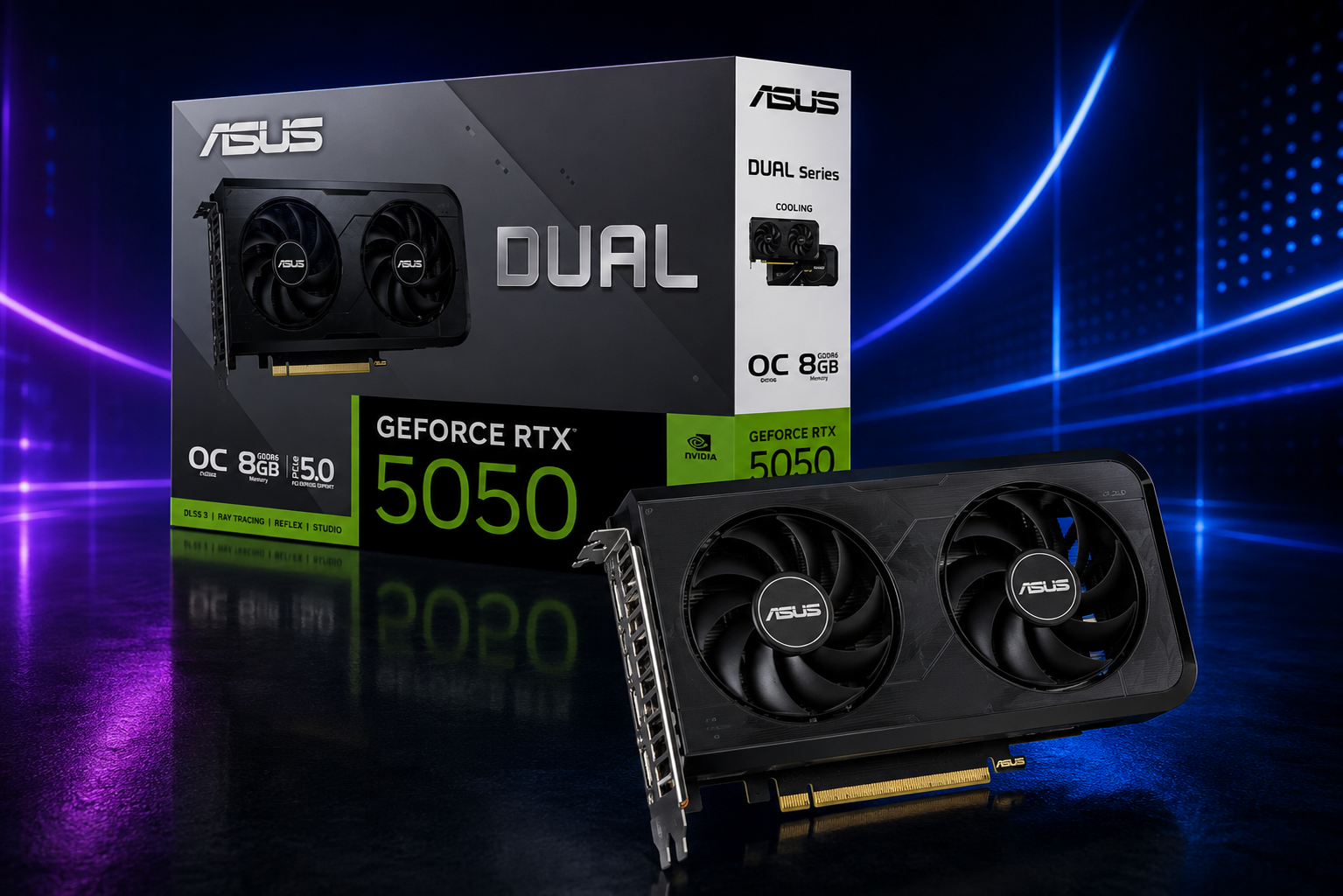 ASUS RTX 5050 Dual OC 8 GB DDR6