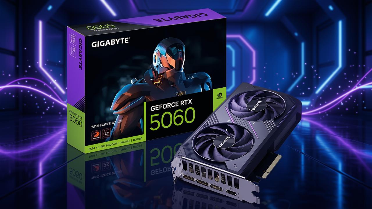 Gigabyte RTX 5060 Ti Windforce OC 8 GB GDDR7