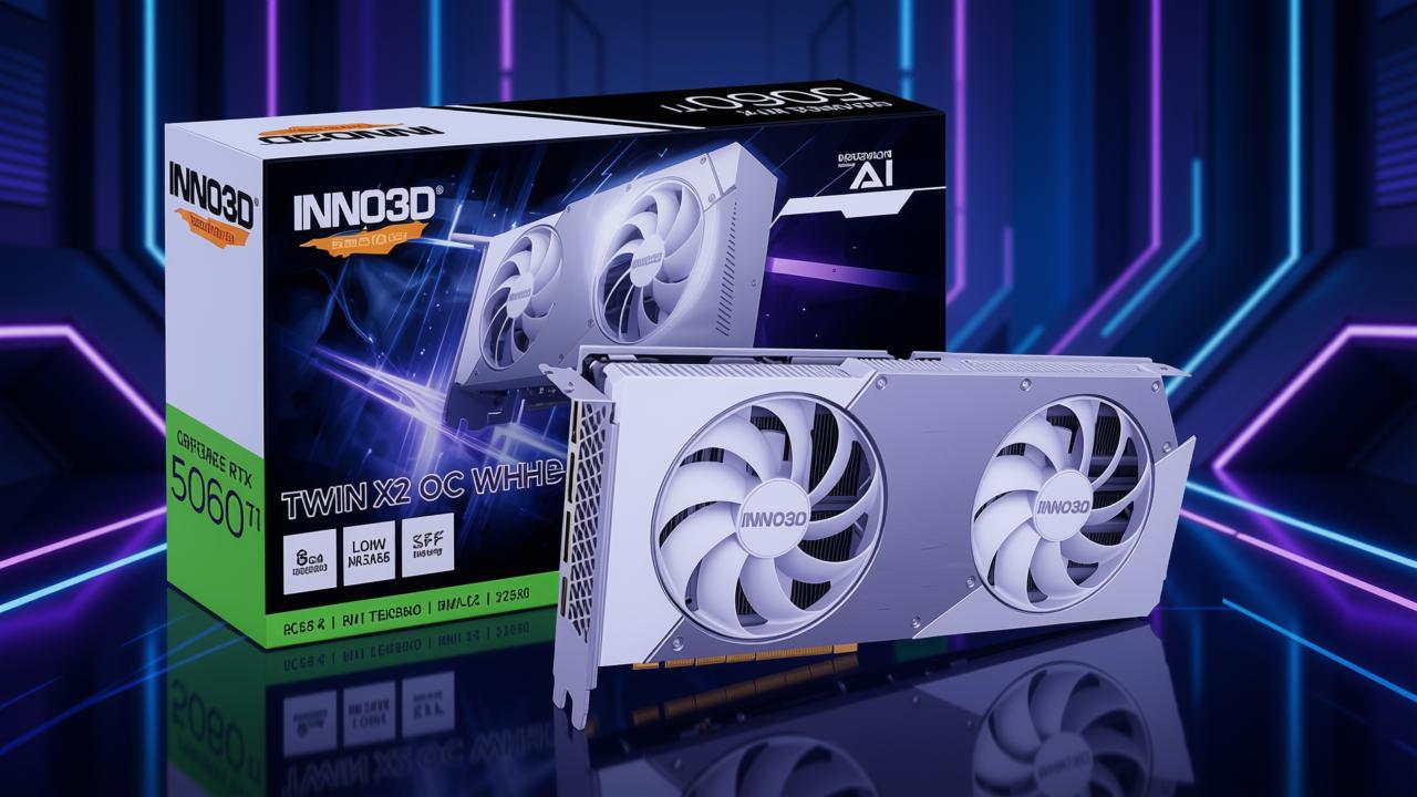 Inno3D RTX 5070 12 GB OC Twin X2 GDDR White