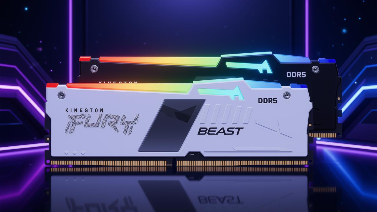 Memoria RAM Kingston Fury Beast RGB 32 GB DDR5 6000